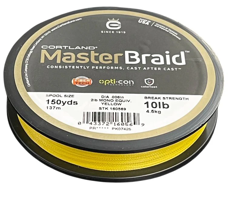 Cortland Master Braid 150 yd. Spools - Image 2