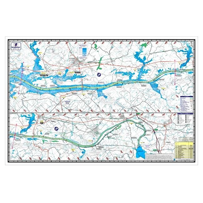 Lake Guntersville Waterproof Map - Image 2