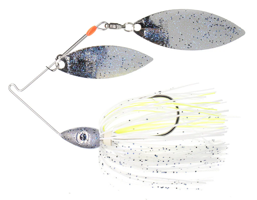 Nichols Lures Pulsator Spinnerbait Metal Flake Double Willow