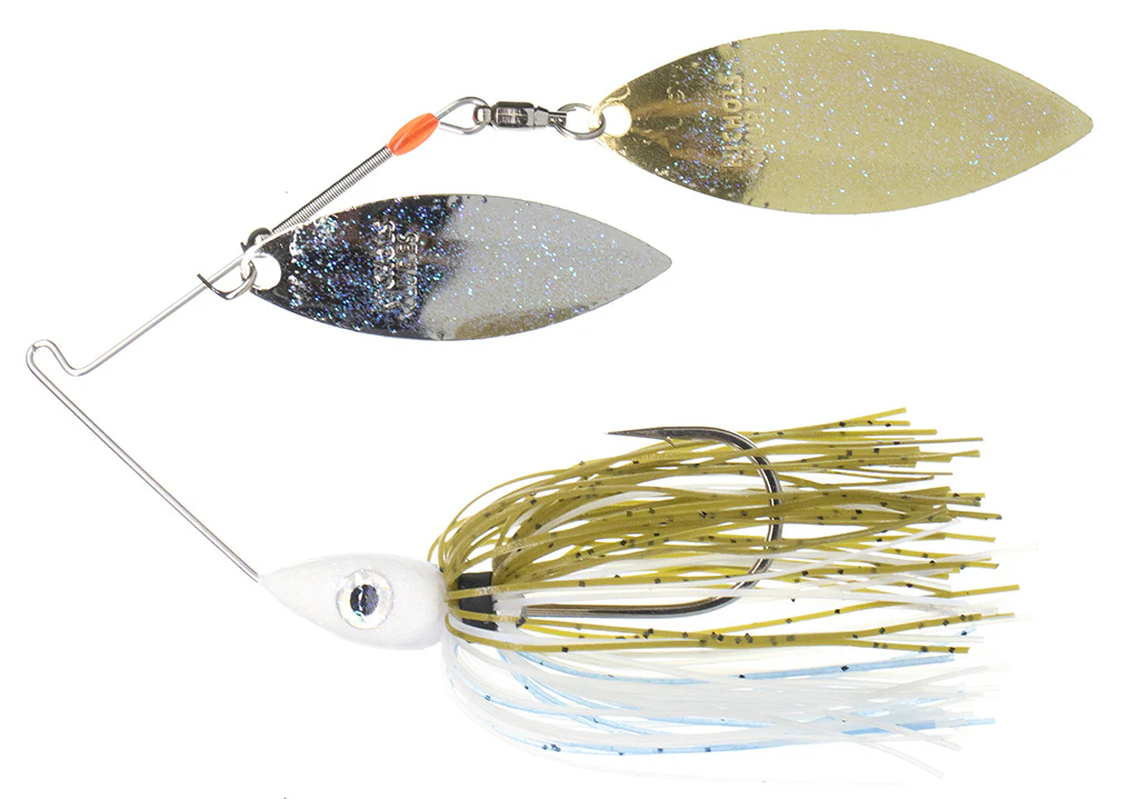Nichols Lures Pulsator Spinnerbait Metal Flake Double Willow - Image 4