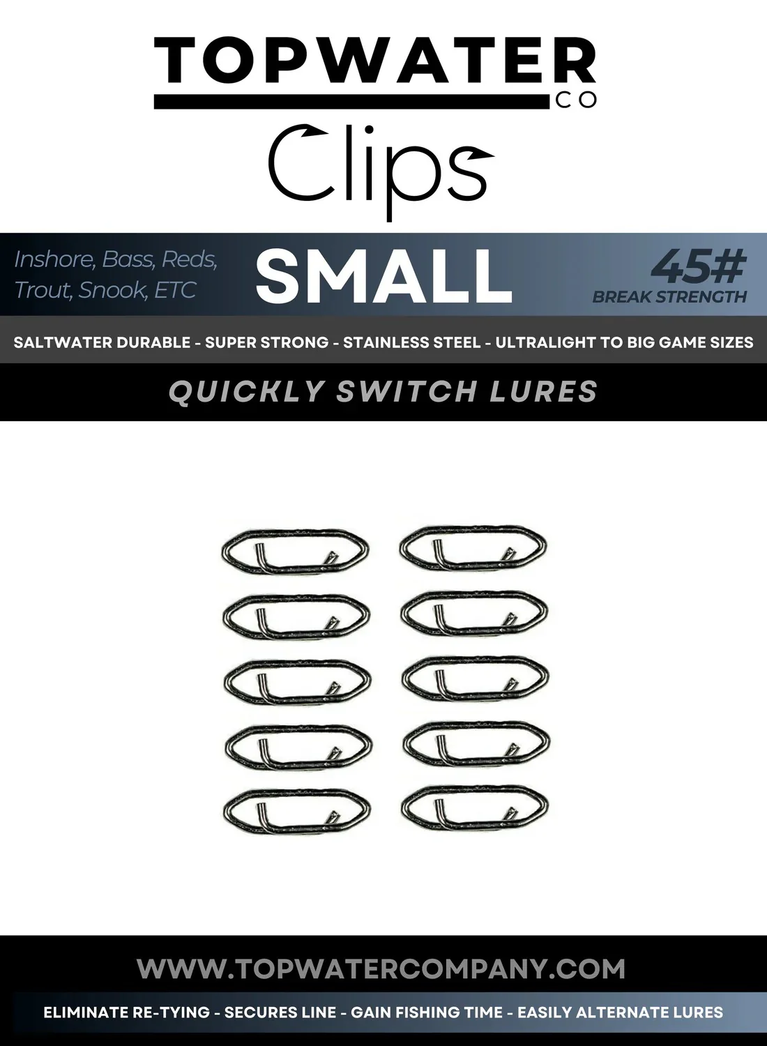 Top Water Co. Speed Clips - Image 3
